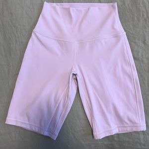 Lavender Align Shorts 8” Inseam